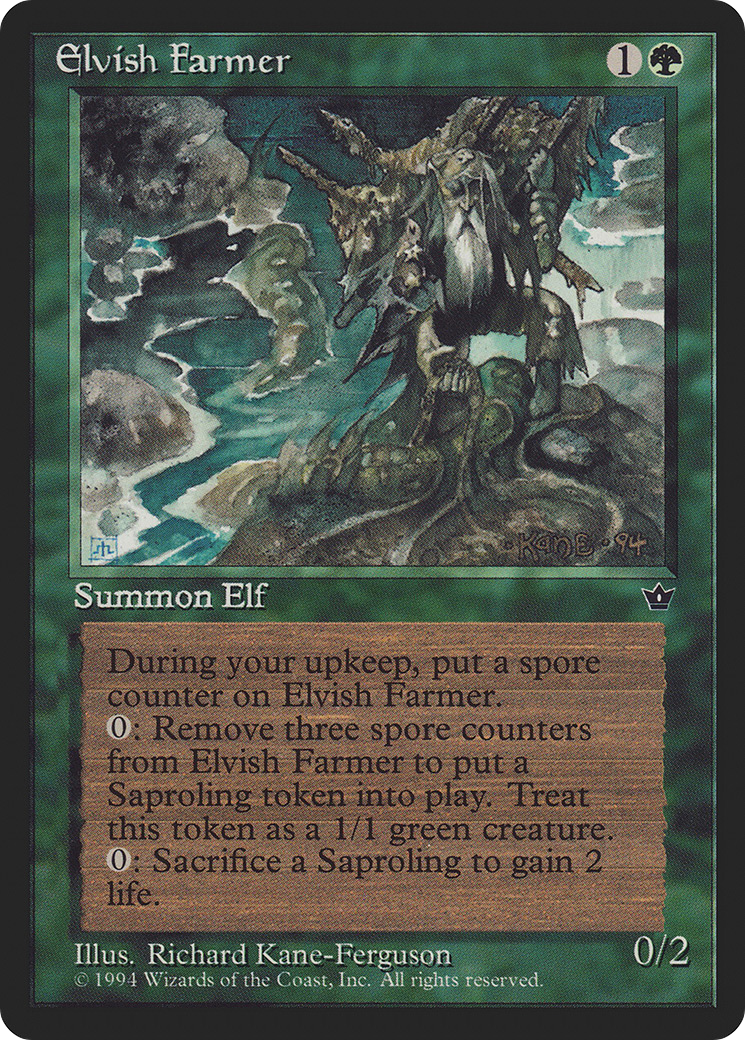 Image of Elvish Farmer (FEM-) - Fallen Empires