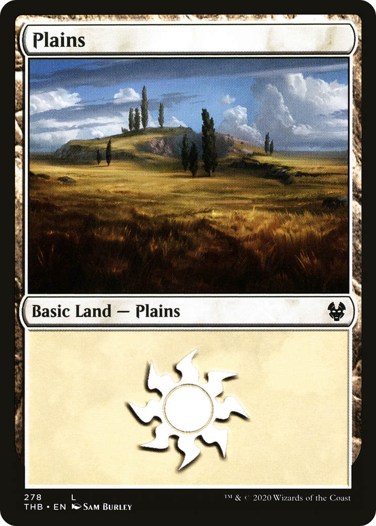Image of Plains (278) (THB-278) - Theros Beyond Death Foil