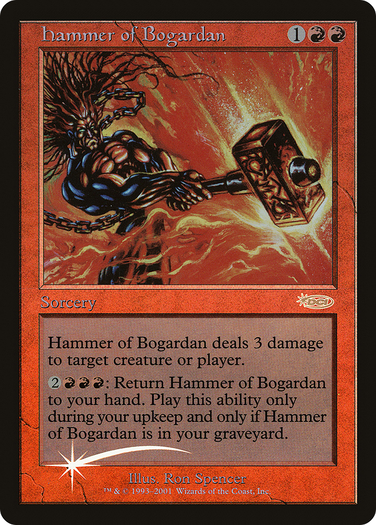 Image of Hammer of Bogardan (JDG-) - Judge Gift Cards 2002 Foil