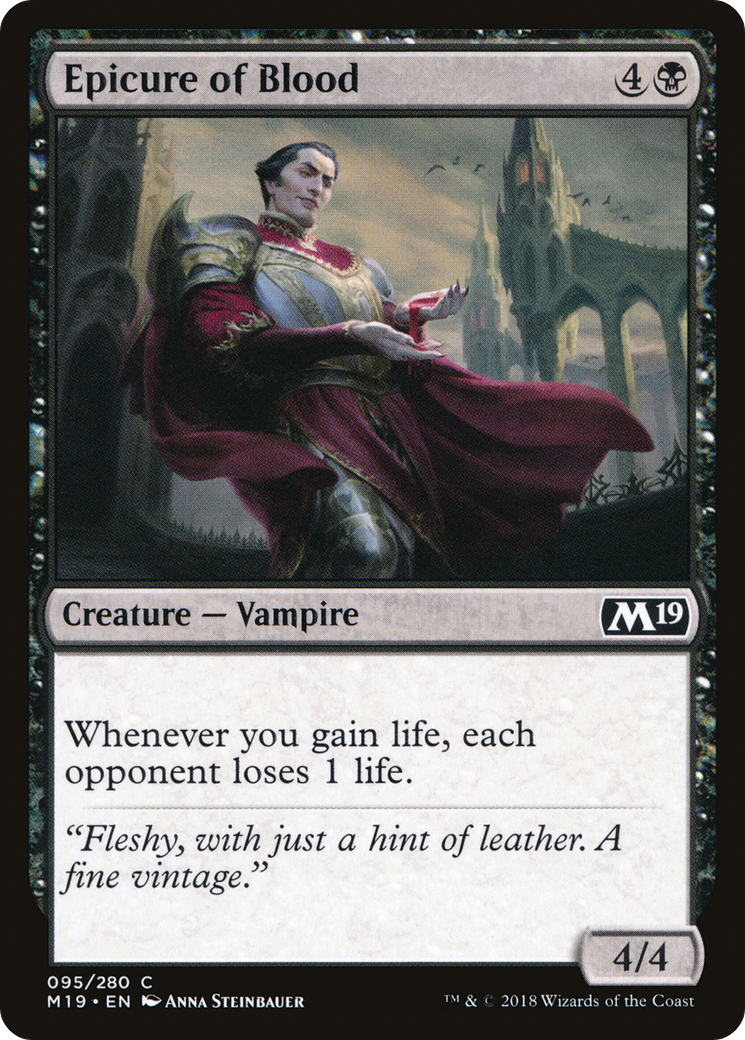 Image of Epicure of Blood (M19-095) - Core Set 2019 Foil
