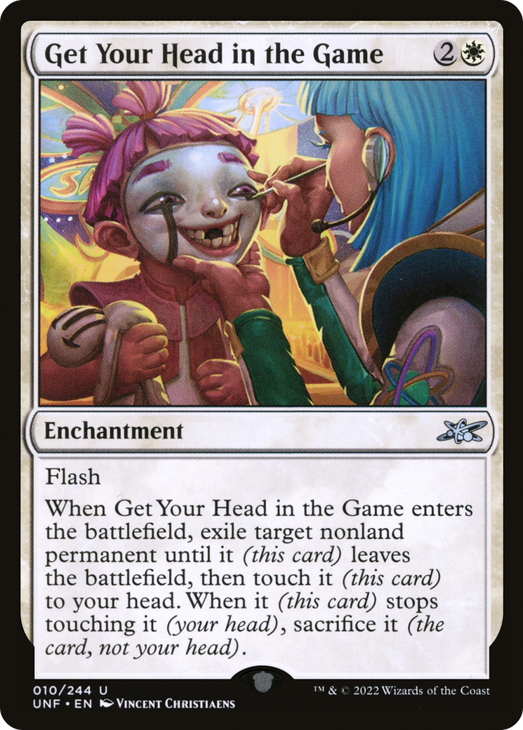Image of Get Your Head in the Game (UNF-010) - Unfinity Foil