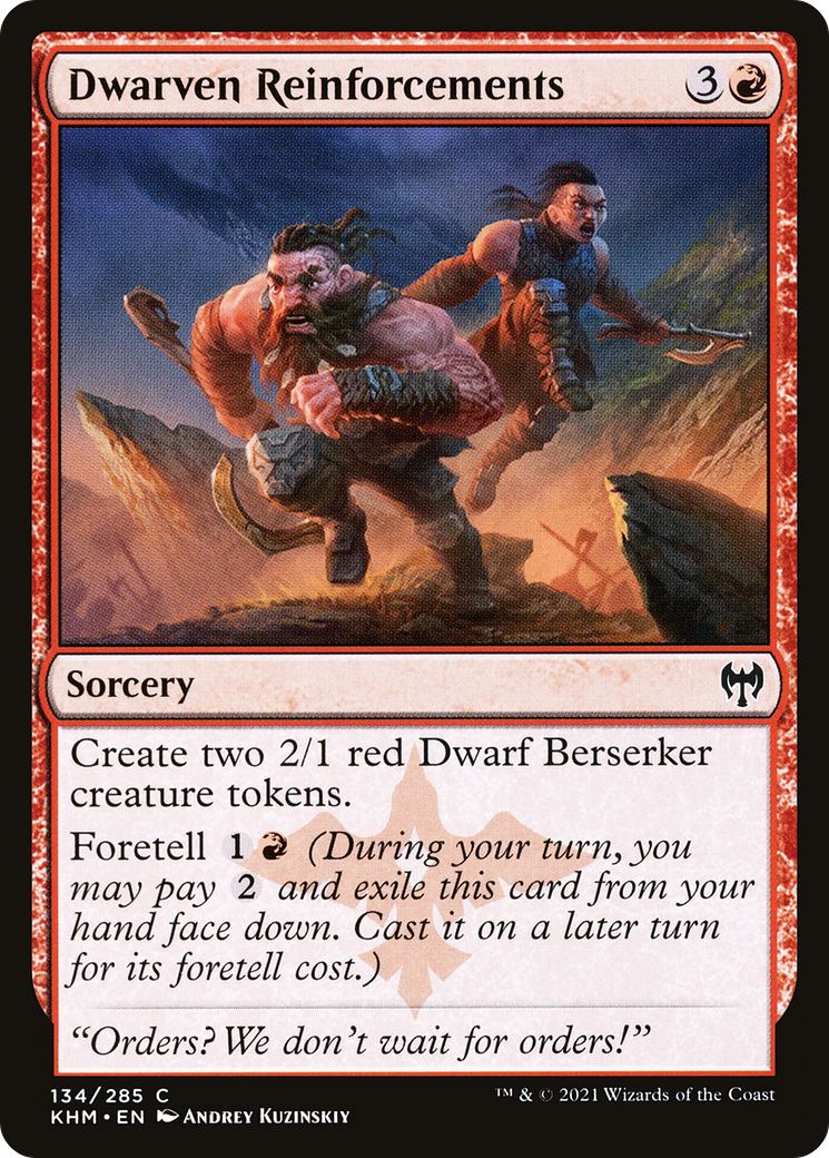 Image of Dwarven Reinforcements (KHM-134) - Kaldheim
