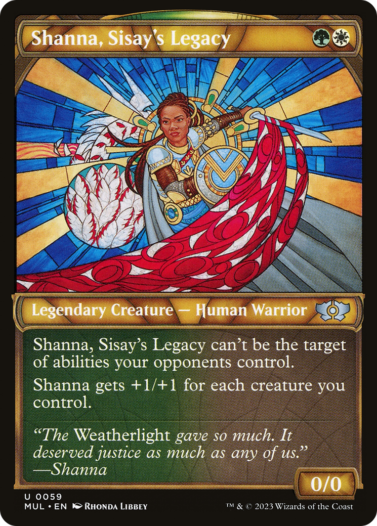 Image of Shanna, Sisay's Legacy (MUL-059) - Multiverse Legends: (Showcase)