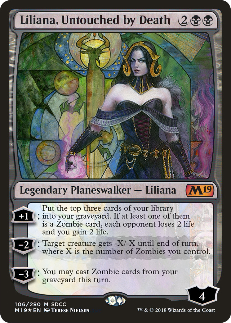 Image of Liliana, Untouched by Death (SDCC 2018 Exclusive) (MEDIA-106) - San Diego Comic-Con 2018 Foil