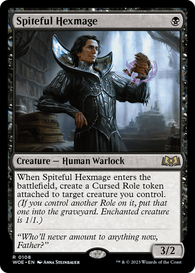 Image of Spiteful Hexmage (WOE-108) - Wilds of Eldraine