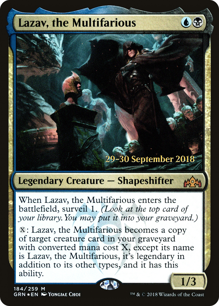 Image of Lazav, the Multifarious (PRE-184) - Guilds of Ravnica Promos Foil