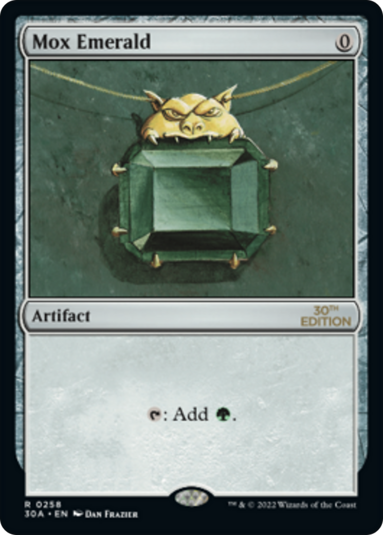 Image of Mox Emerald (30A-258) - 30th Anniversary Edition