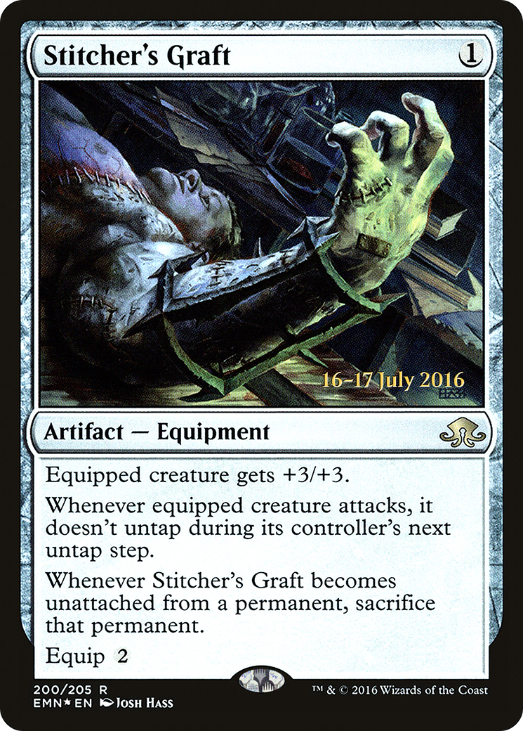 Image of Stitcher's Graft (PRE-200) - Eldritch Moon Promos Foil