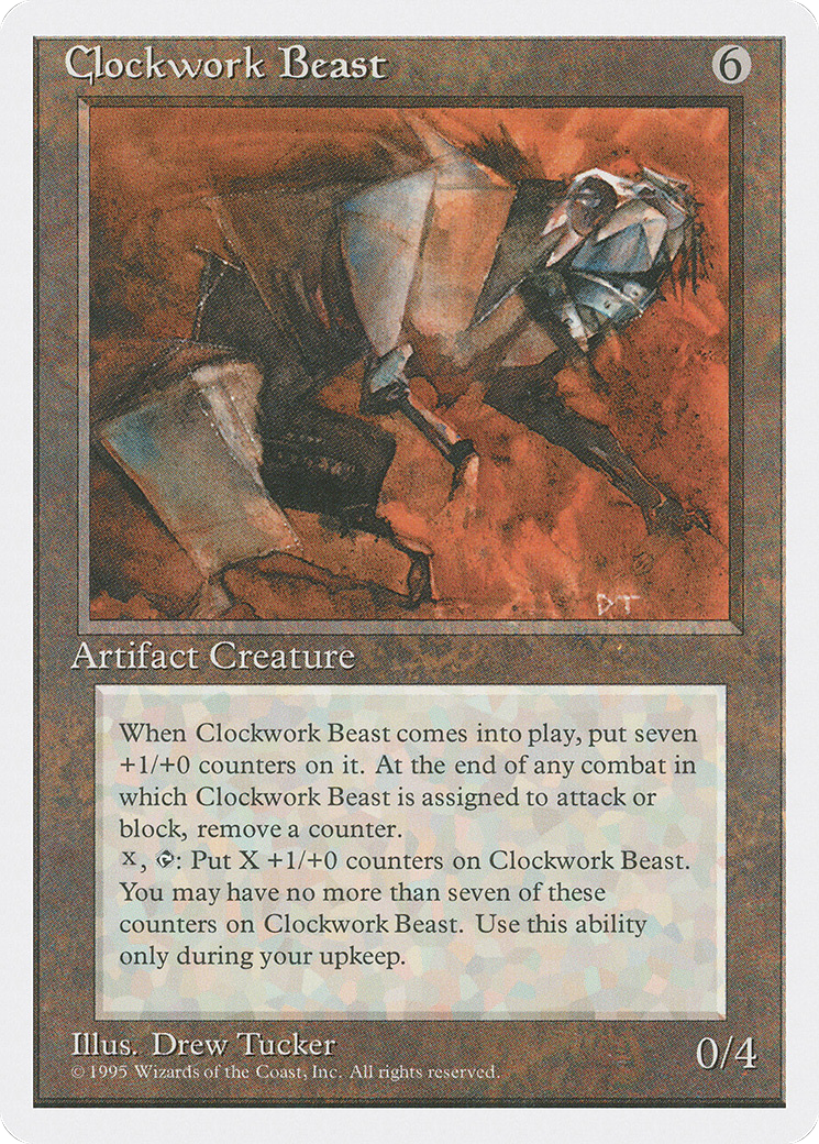 Image of Clockwork Beast (4ED-) - Fourth Edition