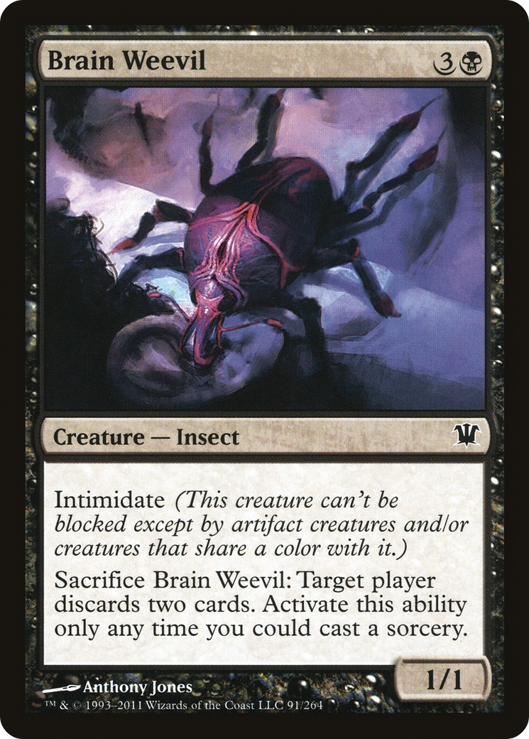 Image of Brain Weevil (ISD-091) - Innistrad