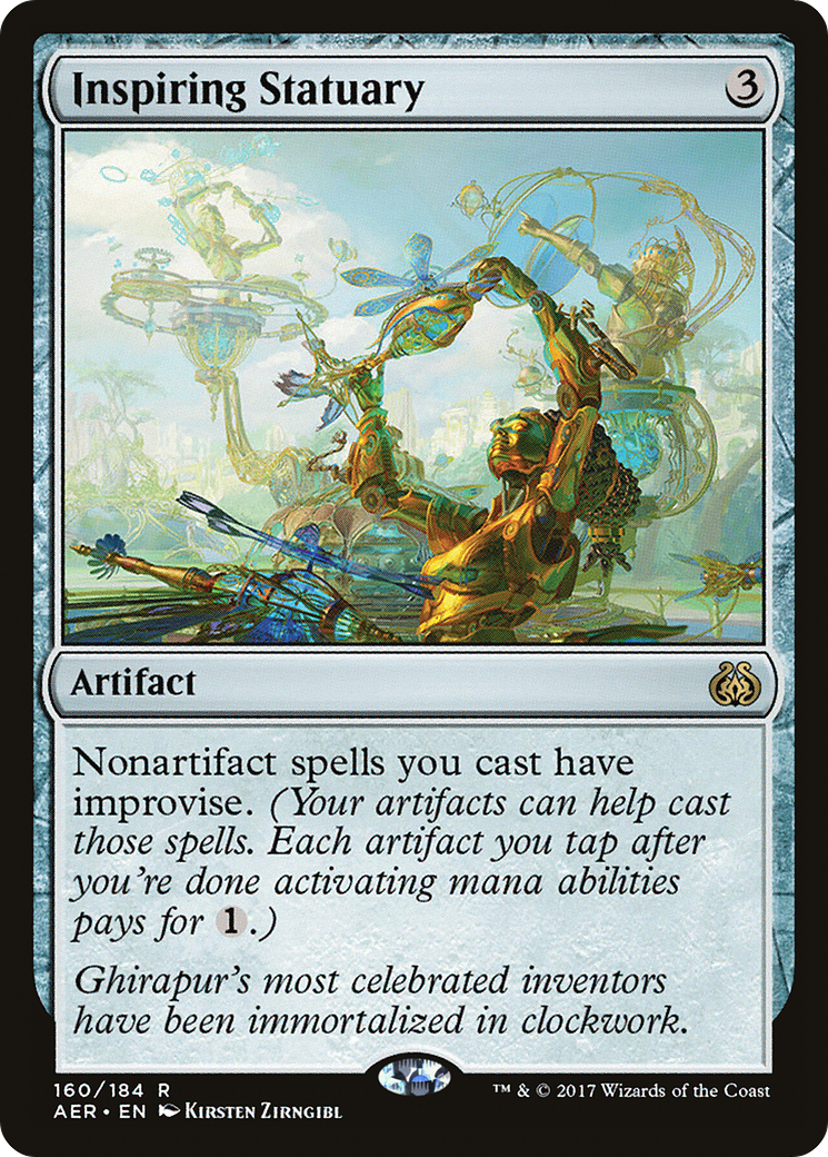 Image of Inspiring Statuary (AER-160) - Aether Revolt Foil