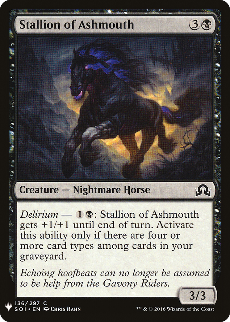 Image of Stallion of Ashmouth (LIST-136) - The List
