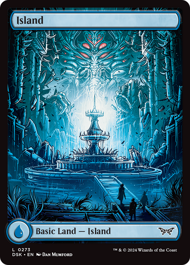 Image of Island (273) - Full Art (DSK-273) - Duskmourn: House of Horror