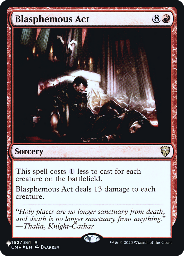 Image of Blasphemous Act (LIST-162) - The List Foil