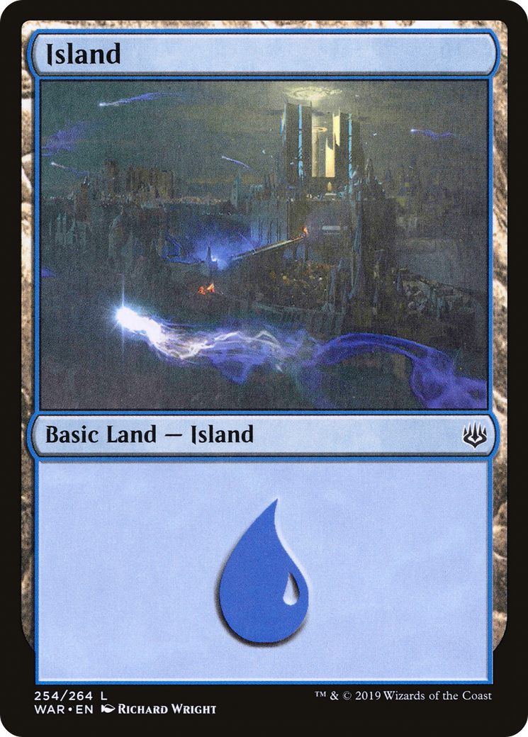 Image of Island (254) (WAR-254) - War of the Spark