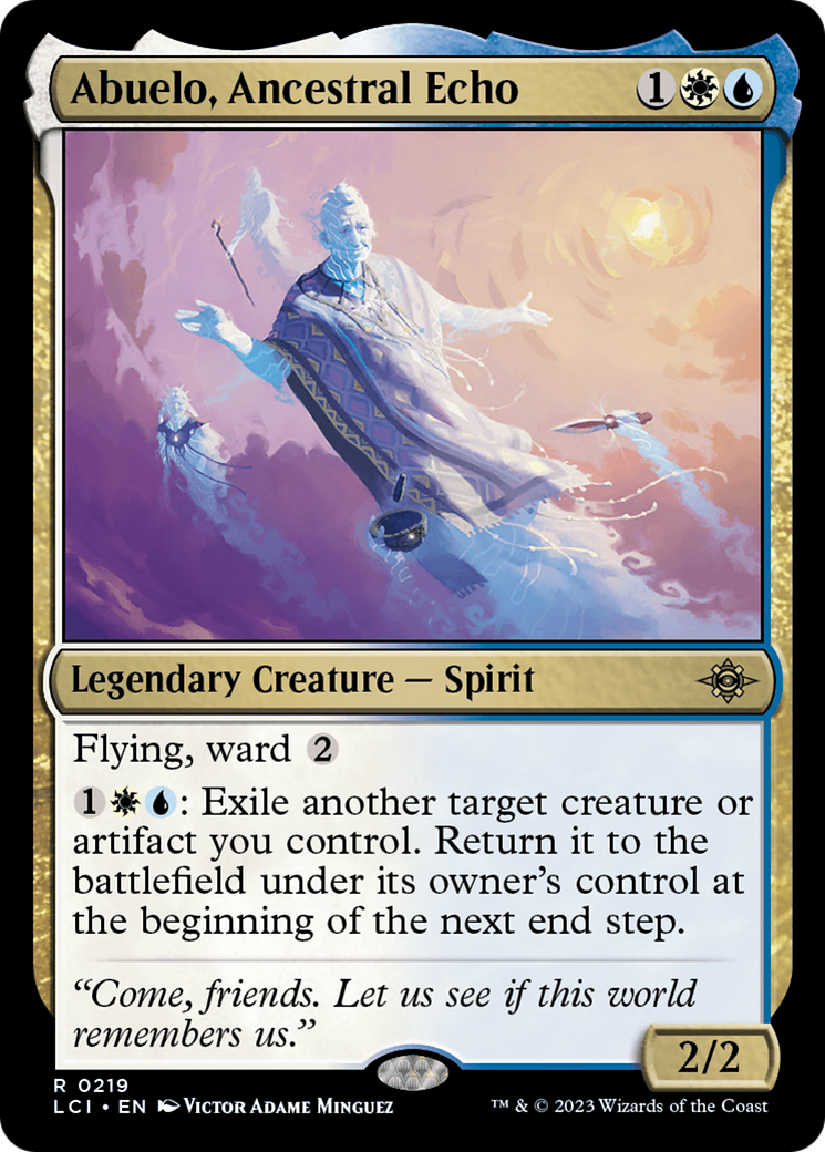 Image of Abuelo, Ancestral Echo (LCI-219) - The Lost Caverns of Ixalan Foil