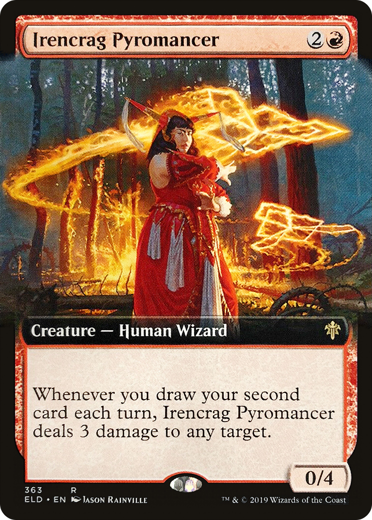 Image of Irencrag Pyromancer (Extended Art) (ELD-363) - Throne of Eldraine: (Extended Art) Foil