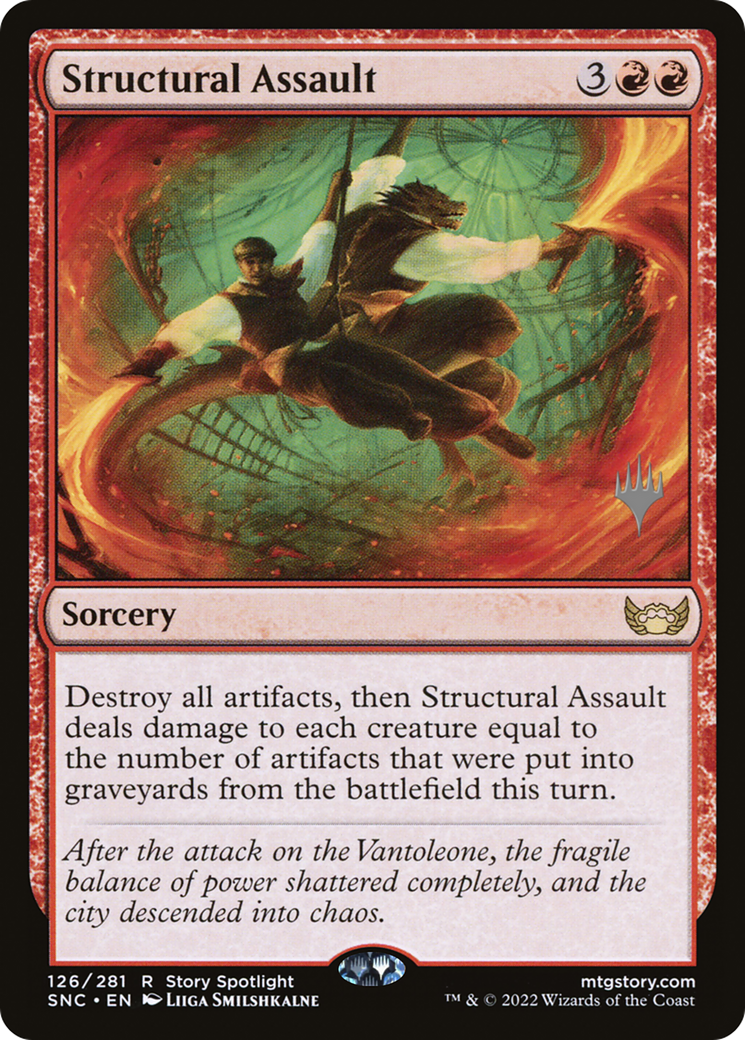 Image of Structural Assault (PPSNC-126) - Streets of New Capenna Promos Foil