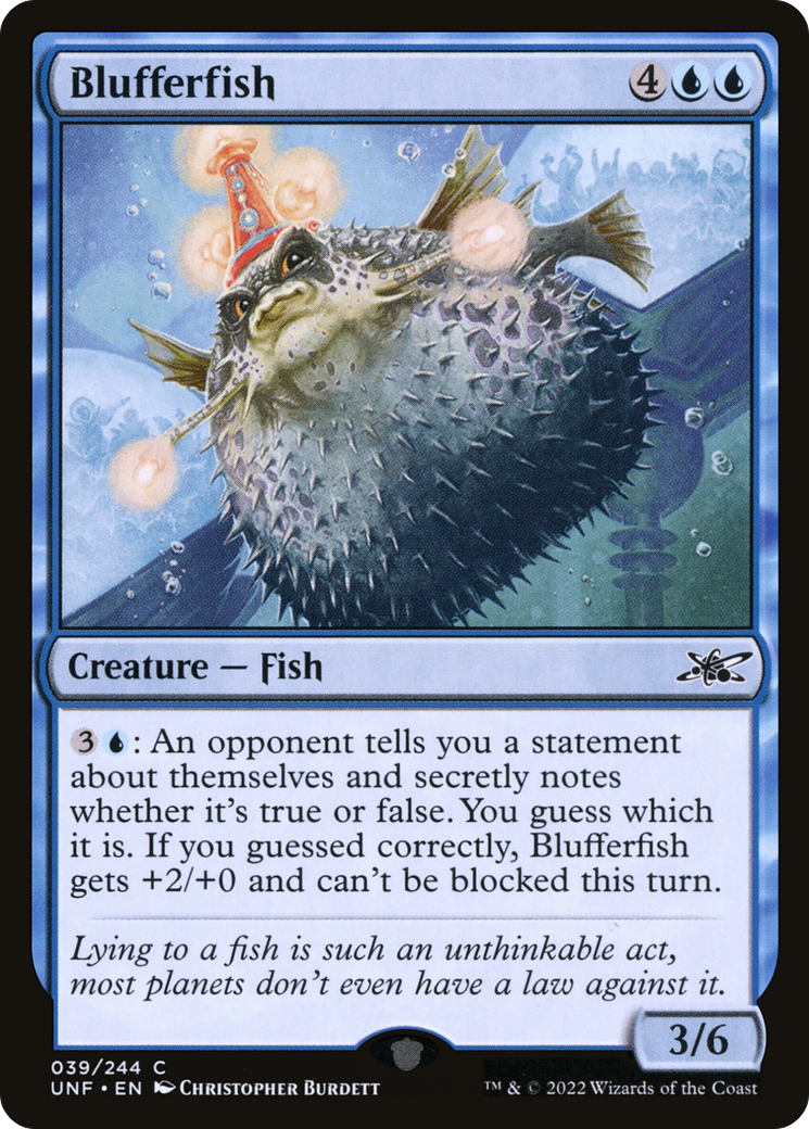 Image of Blufferfish (UNF-039) - Unfinity Foil