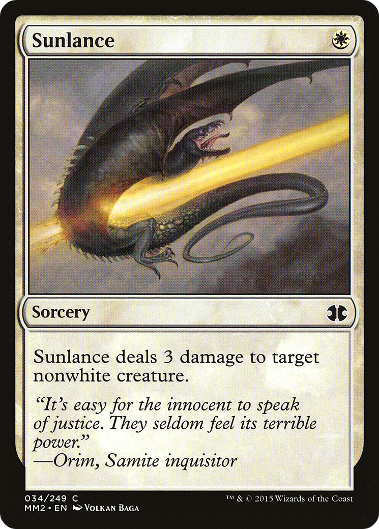 Image of Sunlance (MM2-034) - Modern Masters 2015 Foil