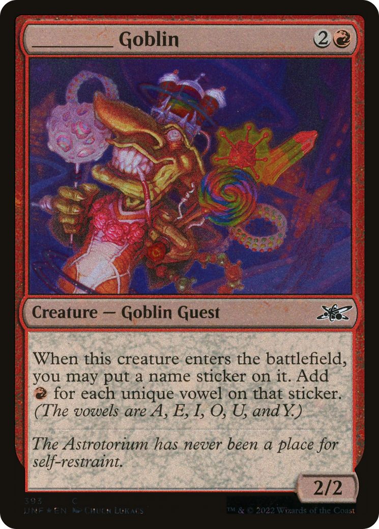 Image of _____ Goblin (Galaxy Foil) (UNF-393) - Unfinity Foil