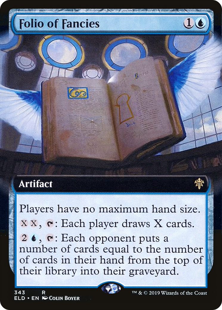 Image of Folio of Fancies (Extended Art) (ELD-343) - Throne of Eldraine: (Extended Art)