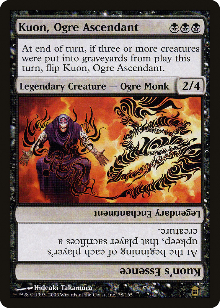 Image of Kuon, Ogre Ascendant (SOK-078) - Saviors of Kamigawa Foil