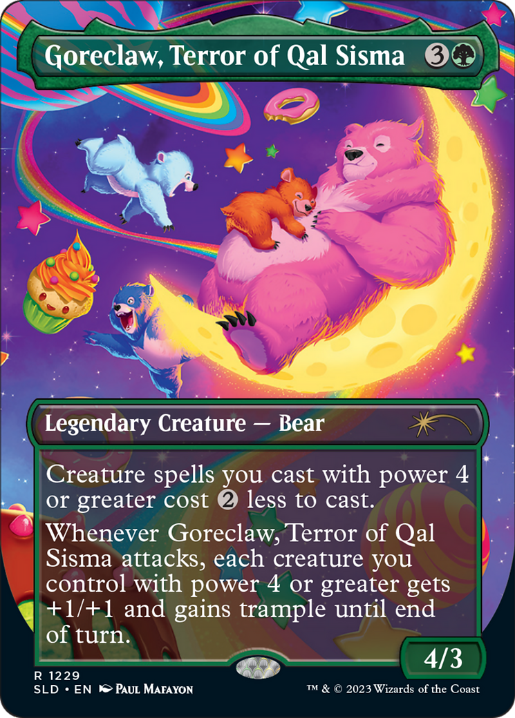 Image of Goreclaw, Terror of Qal Sisma (SLD-1229) - Secret Lair Drop (Borderless)