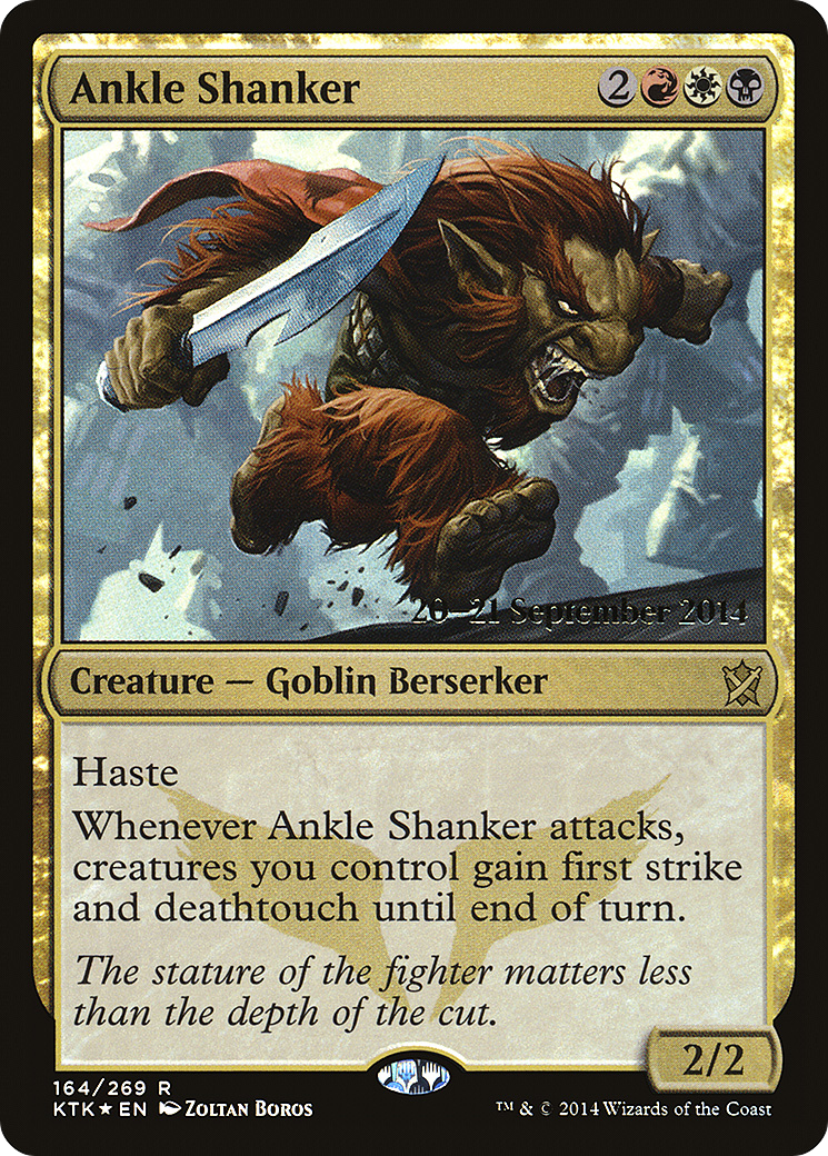 Image of Ankle Shanker (PRE-164) - Khans of Tarkir Promos Foil