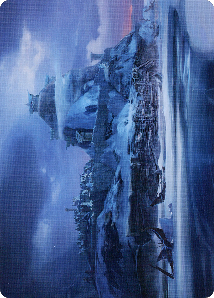 Image of Port of Karfell // Port of Karfell (ASKHM-072) - Art Series: Kaldheim (Borderless) Foil