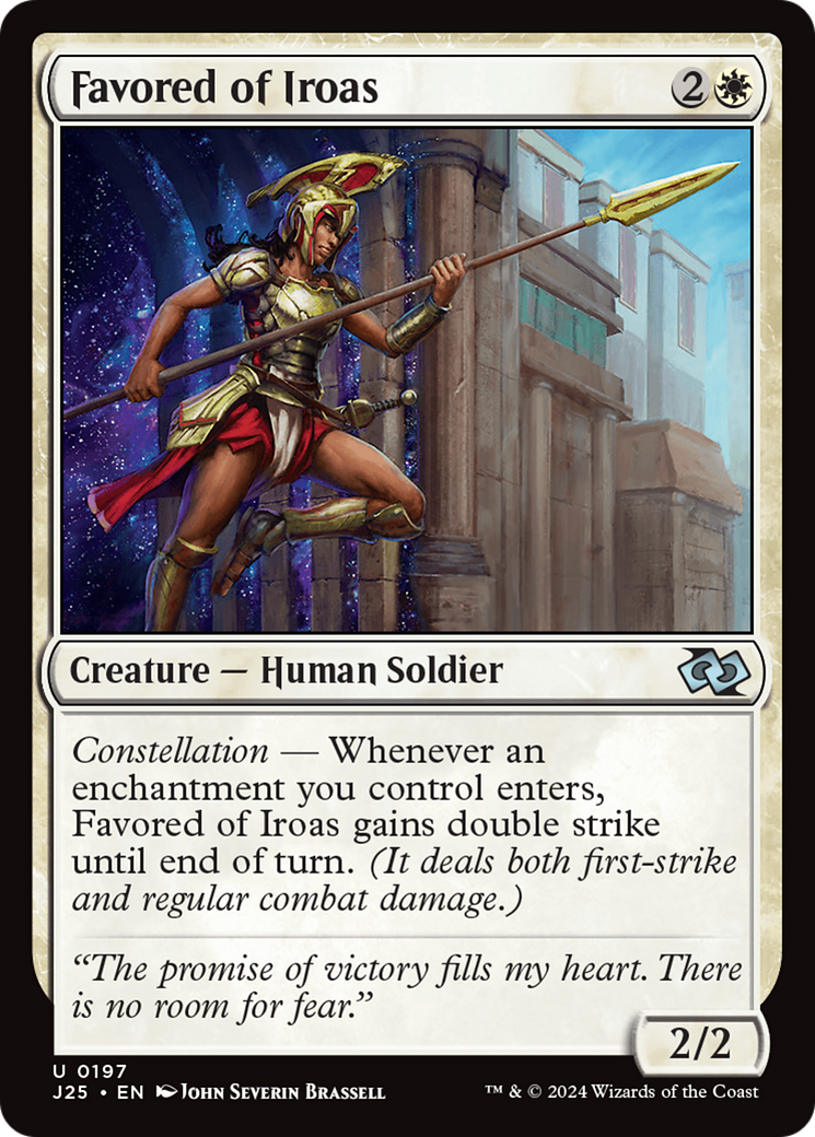 Image of Favored of Iroas (J25-197) - Foundations Jumpstart