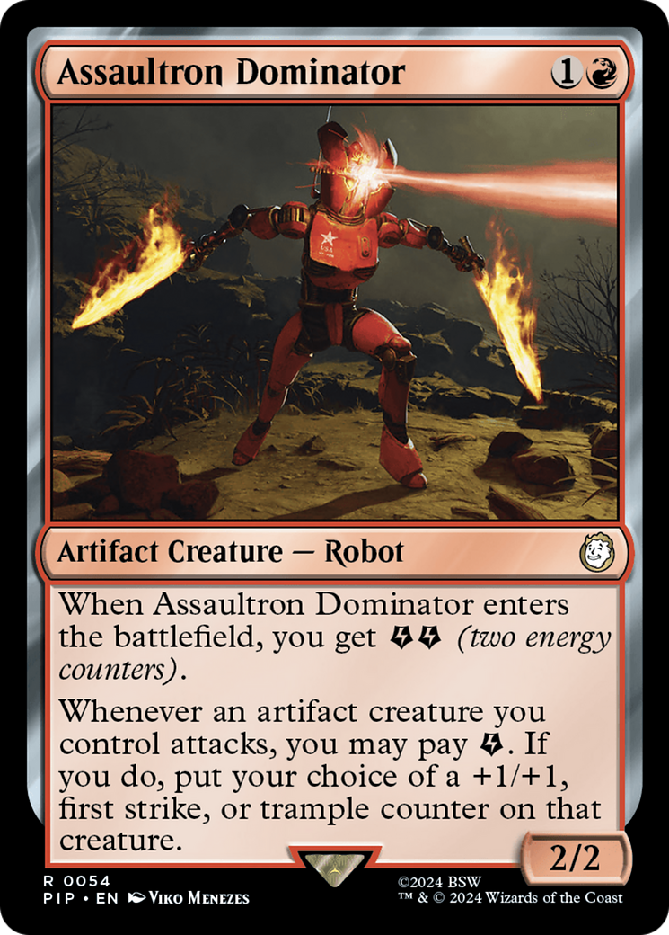 Image of Assaultron Dominator (PIP-054) - Fallout