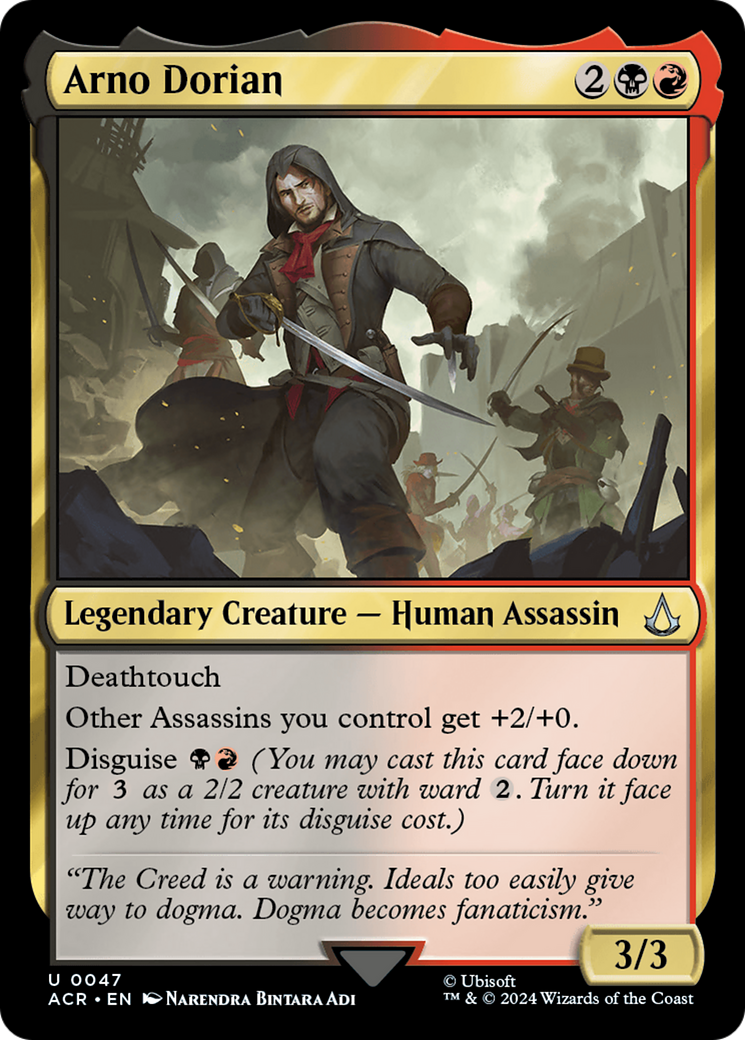 Image of Arno Dorian (ACR-047) - Assassin's Creed Foil