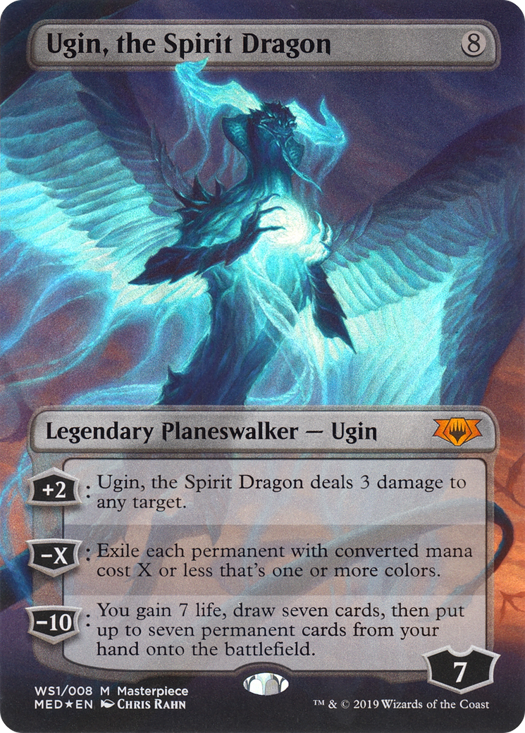 Image of Ugin, the Spirit Dragon (MED3-WS1) - Mythic Edition (Borderless) Foil