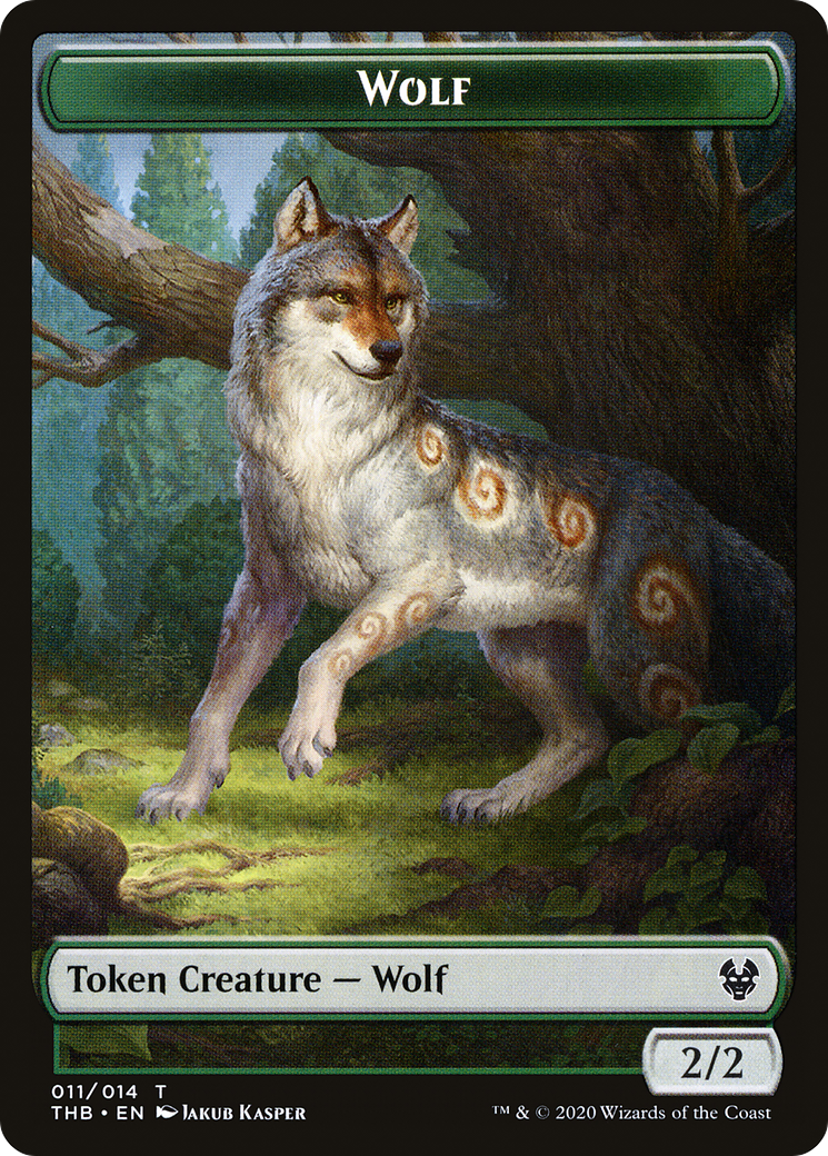 Image of Wolf Token (THB-011) - Theros Beyond Death Tokens