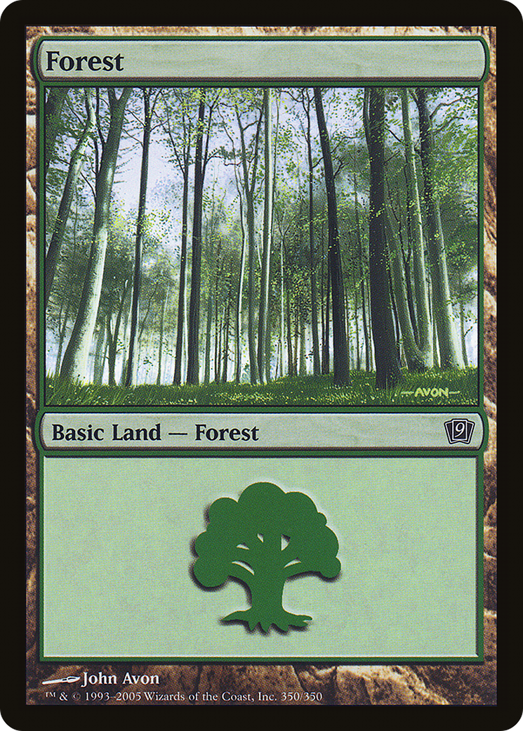 Image of Forest (9ED-350★) - 9th Edition