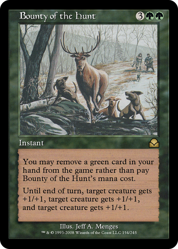 Image of Bounty of the Hunt (ME2-154) - Masters Edition II Foil