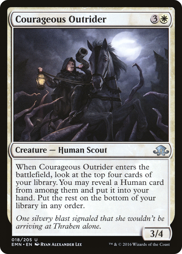 Image of Courageous Outrider (EMN-018) - Eldritch Moon Foil