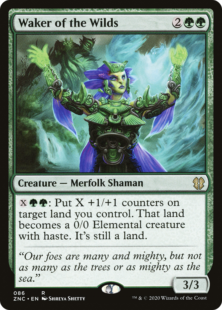 Image of Waker of the Wilds (ZNC-086) - Zendikar Rising Commander
