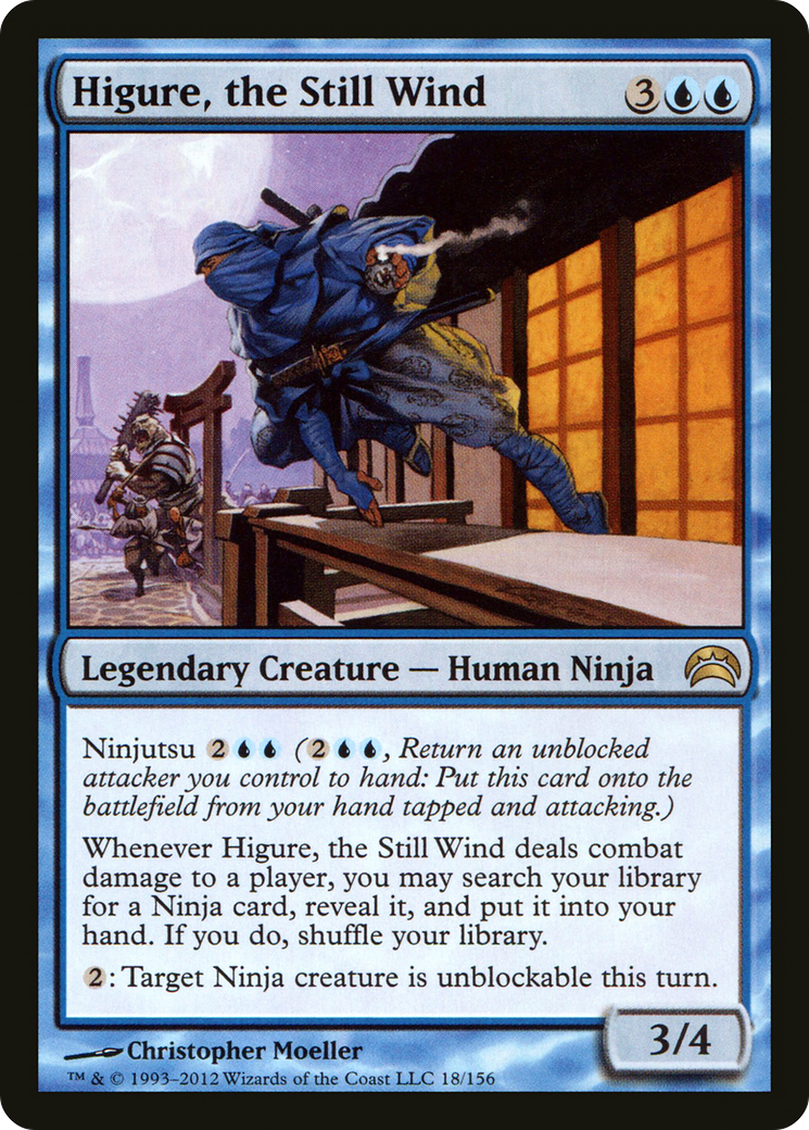 Image of Higure, the Still Wind (PC2-018) - Planechase 2012 Foil