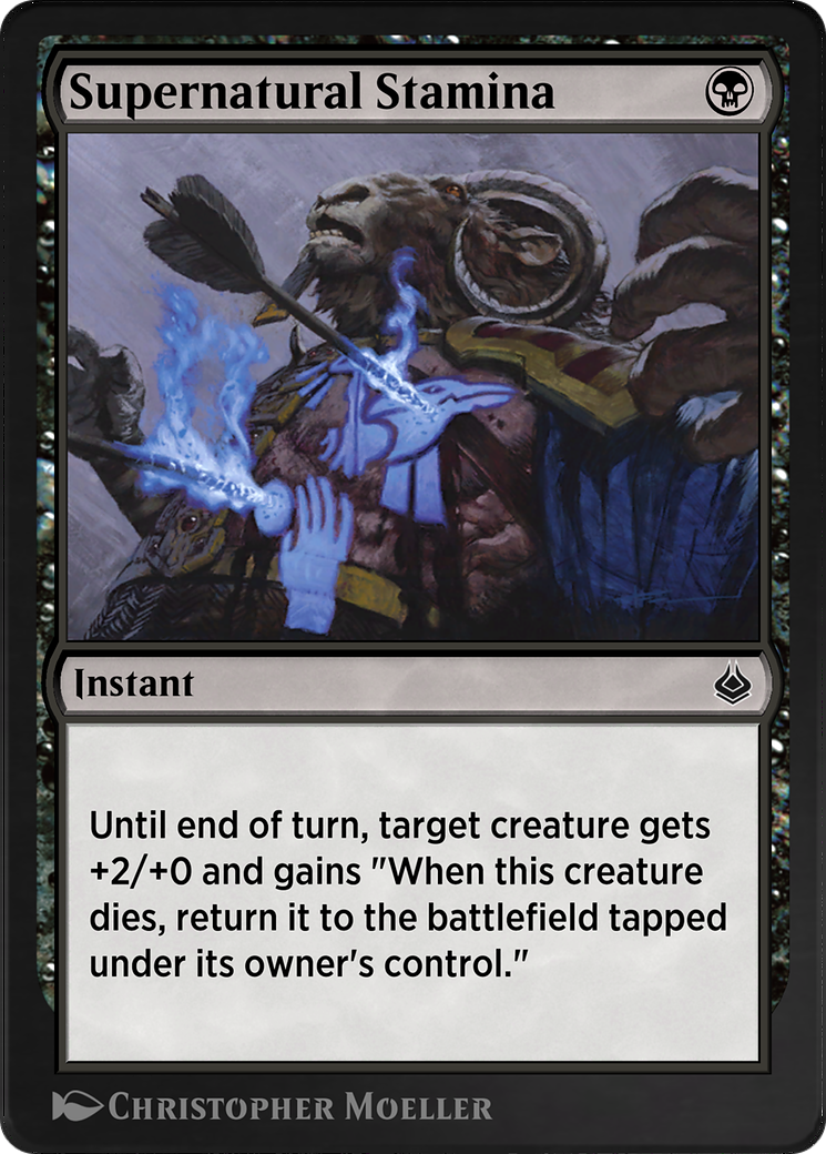 Image of Supernatural Stamina (AKR-126) - Amonkhet Remastered