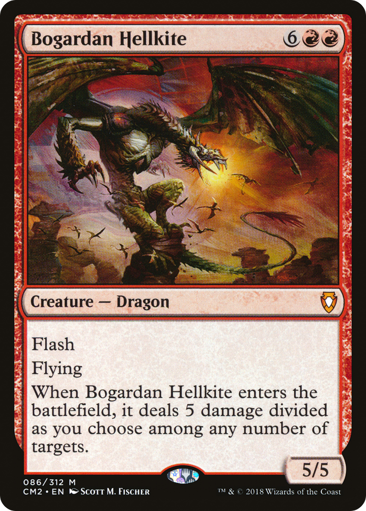 Image of Bogardan Hellkite (CM2-086) - Commander Anthology Volume II