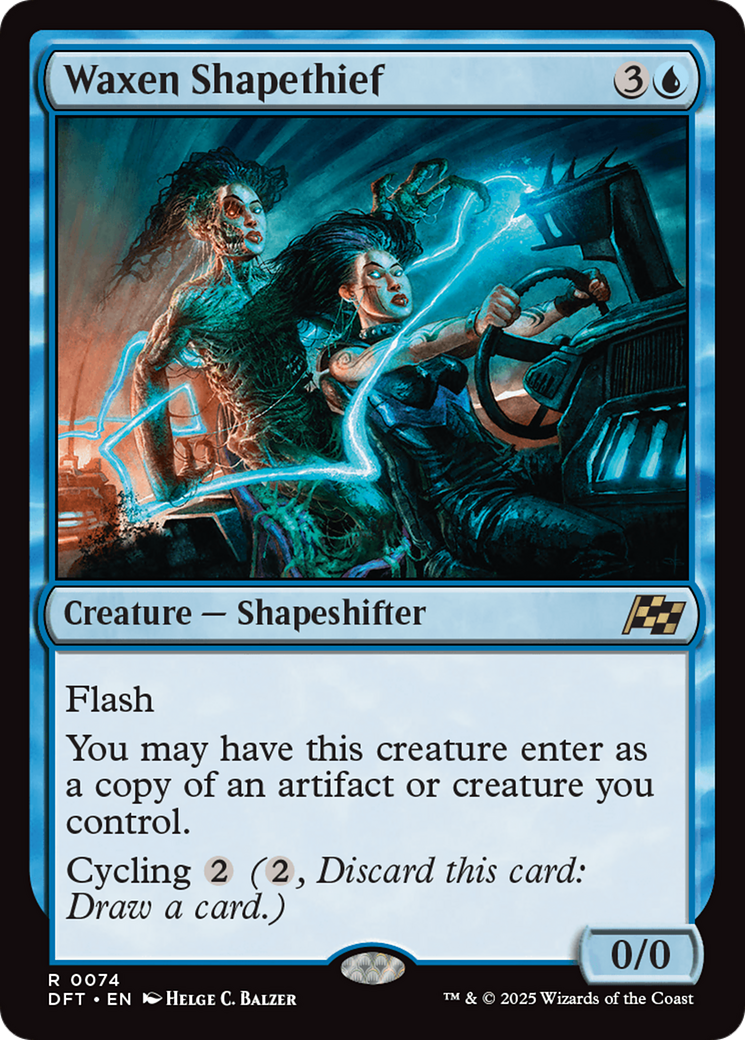 Image of Waxen Shapethief (DFT-074) - Aetherdrift Foil