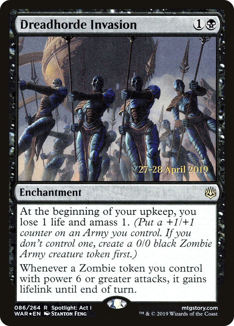 Image of Dreadhorde Invasion (PRE-086) - War of the Spark Promos Foil
