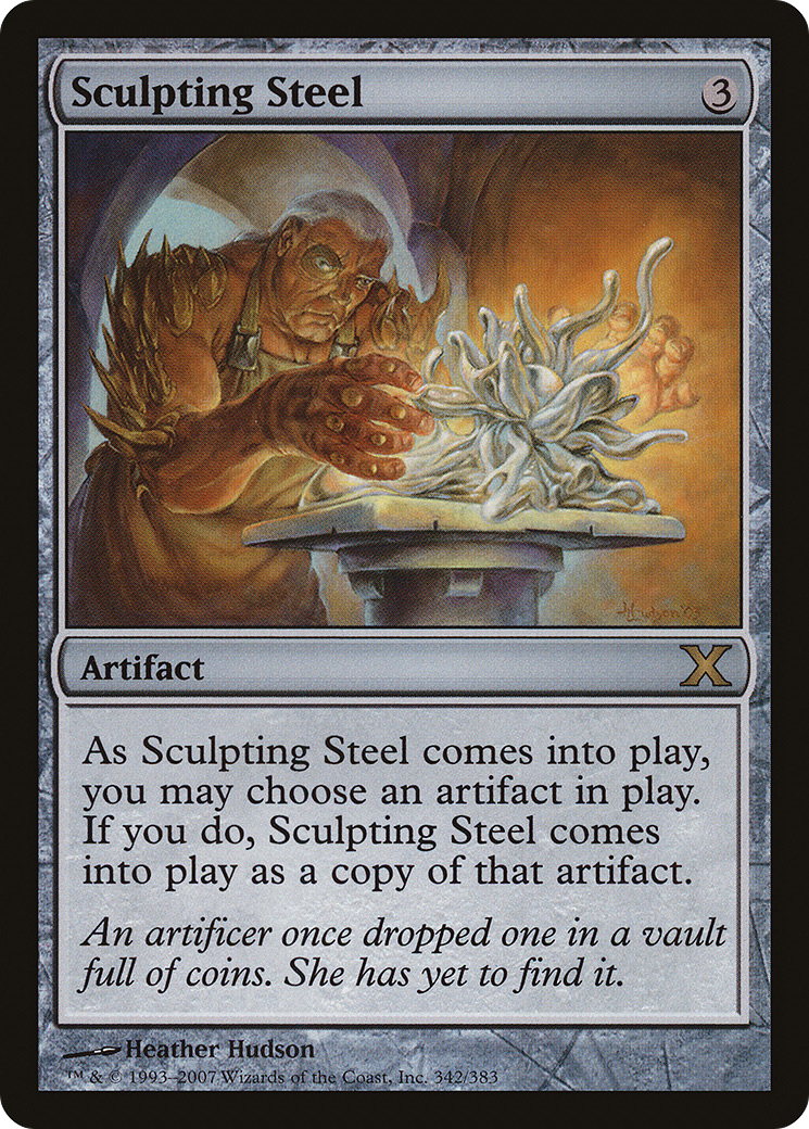 Image of Sculpting Steel (10E-342) - Tenth Edition Foil