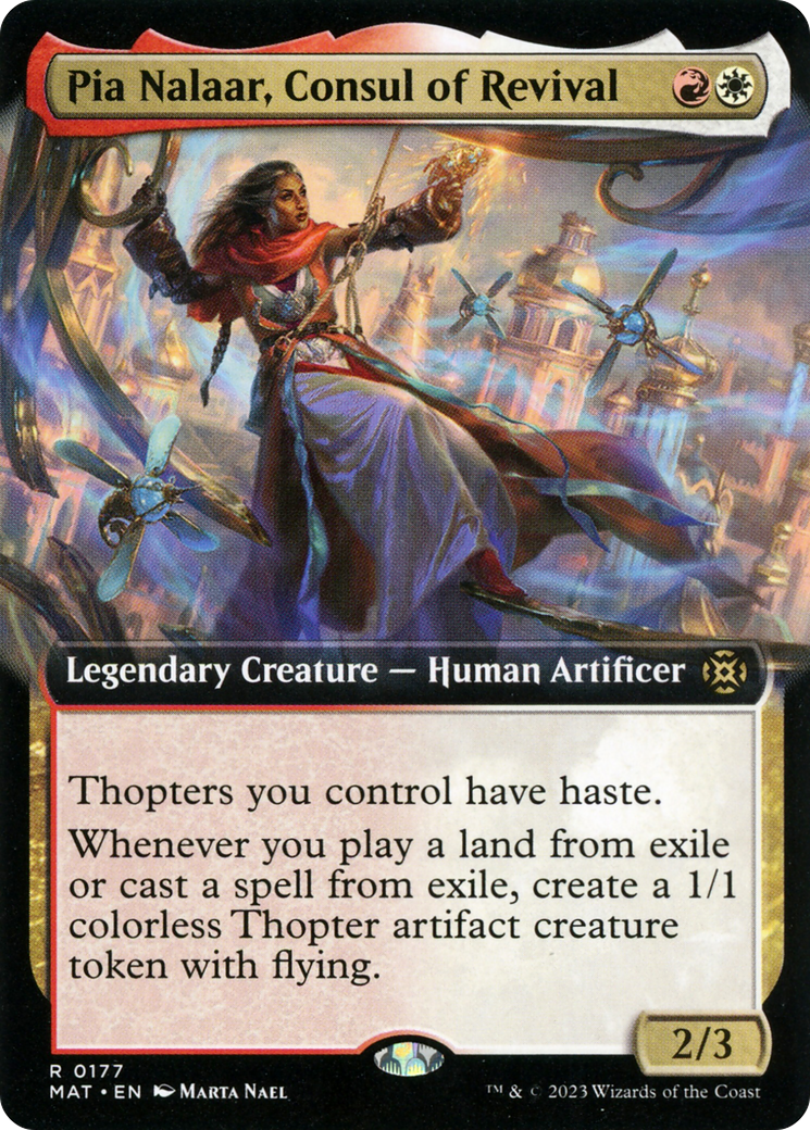 Image of Pia Nalaar, Consul of Revival (Extended Art) (MAT-177) - March of the Machine: The Aftermath: (Extended Art)