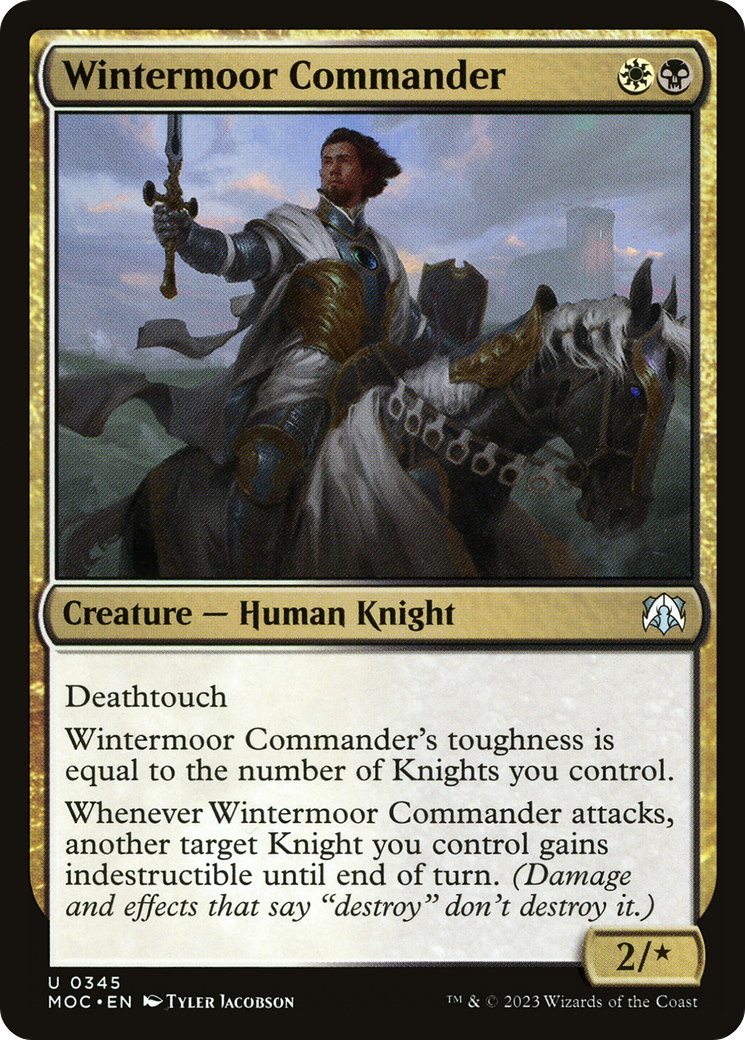 Image of Wintermoor Commander (MOC-345) - March of the Machine Commander
