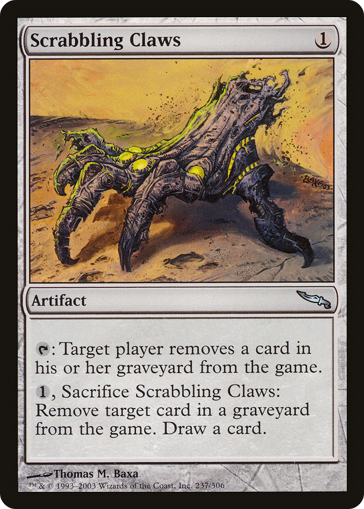 Image of Scrabbling Claws (MRD-237) - Mirrodin