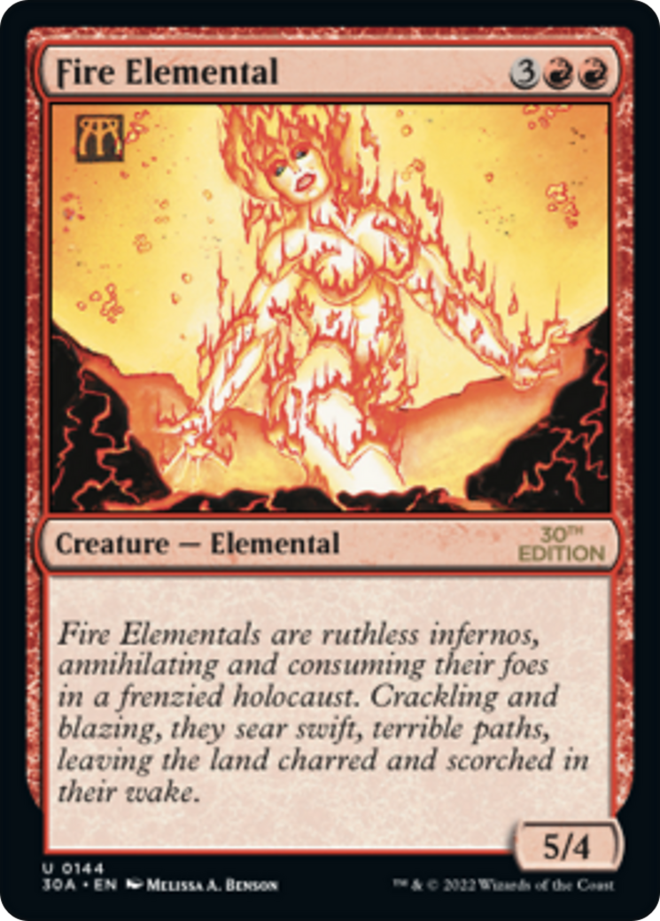 Image of Fire Elemental (30A-144) - 30th Anniversary Edition