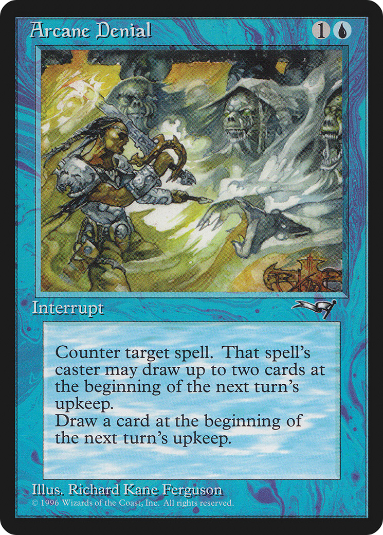 Image of Arcane Denial (Sword) (ALL-033) - Alliances